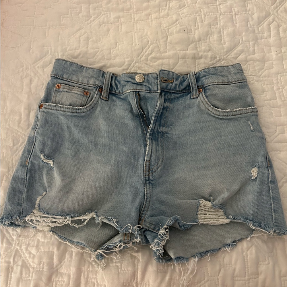 Zara High-waist Jean Shorts